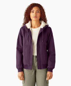 Women's Fleece Lined Duck Canvas Jacket