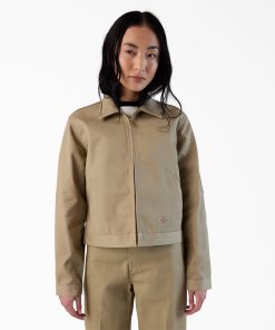 Women's Unlined Cropped Eisenhower Jacket
