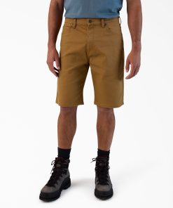 FLEX 5-Pocket Duck Canvas Shorts. 11