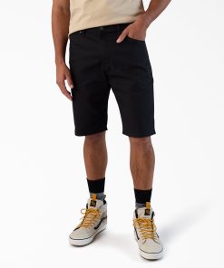 FLEX 5-Pocket Duck Canvas Shorts. 11
