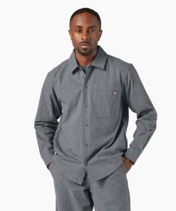 Lima Pinstripe Button-Up Shirt