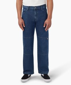 Loose Fit Double Knee Jeans