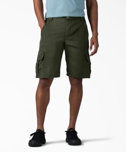 FLEX Relaxed Fit Duck Cargo Shorts. 11