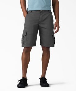 FLEX Relaxed Fit Duck Cargo Shorts. 11