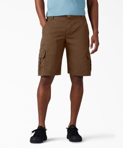 FLEX Relaxed Fit Duck Cargo Shorts. 11