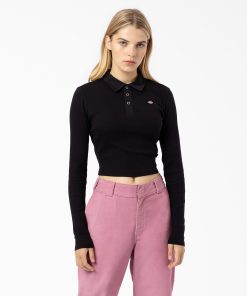Women's Tallasee Long Sleeve Cropped Polo