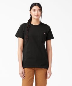 Women's Heavyweight Short Sleeve Pocket T-Shirt