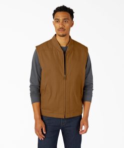 High Pile Fleece Lined Duck Vest