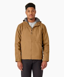 Duck Canvas High Pile Fleece Lined Jacket