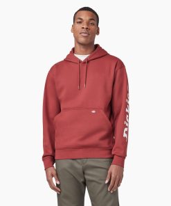 Water Repellent Sleeve Logo Hoodie