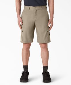 FLEX Cooling Active Waist Regular Fit Cargo Shorts. 11