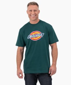 Short Sleeve Tri-Color Logo Graphic T-Shirt