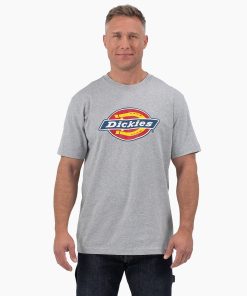 Short Sleeve Tri-Color Logo Graphic T-Shirt