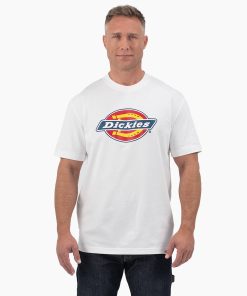 Short Sleeve Tri-Color Logo Graphic T-Shirt