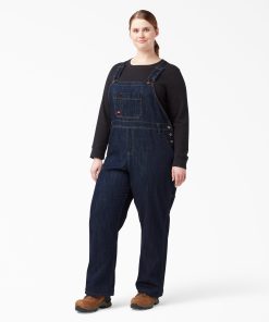 Women's Plus Relaxed Fit Bib Overalls