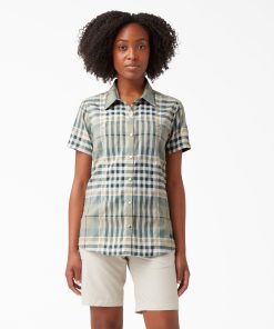 Women's Cooling Short Sleeve Work Shirt