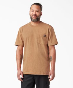 Heavyweight Heathered Short Sleeve Pocket T-Shirt