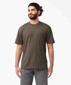 Heavyweight Heathered Short Sleeve Pocket T-Shirt