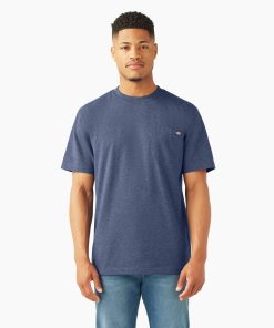 Heavyweight Heathered Short Sleeve Pocket T-Shirt
