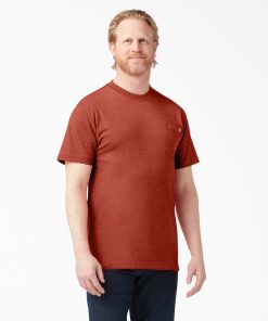 Heavyweight Heathered Short Sleeve Pocket T-Shirt